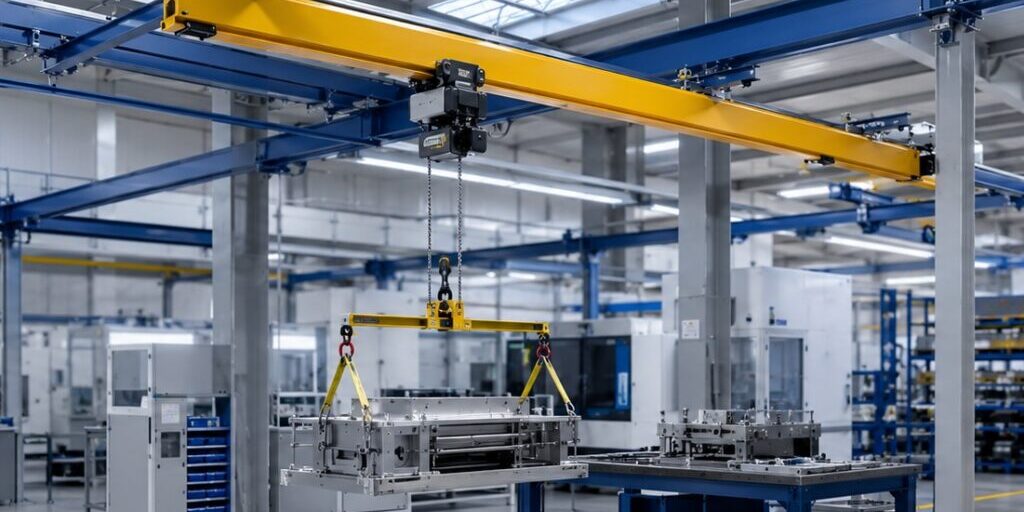 Grúa Ligera KBK para Manipulación Industrial