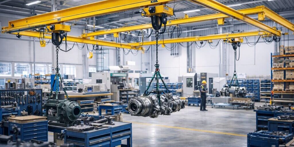 Grúas KBK para Talleres Industriales